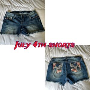 Vigoss red white blue shorts